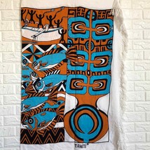 Tahiti wrap with fringe 56” x 45” swim cover up - £30.20 GBP