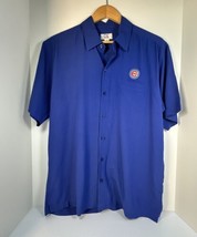 Cutter &amp; Buck Men’s Large Chicago Cubs Short Sleeve Button Up Shirt - $19.95