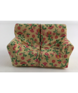 Fisher Price Loving Family Dollhouse Living Room Chair Love Seat Set Flo... - $30.93 CAD