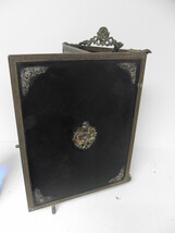1800s THREE PART TABLE VANITY MIRROR METAL FRAME ORIGINAL - $3,007.04 MXN