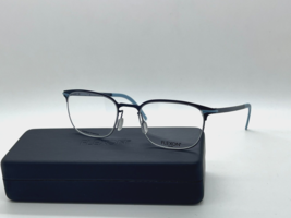 Flexon B2007 412 Navy 50-19-145MM Flexible Titanium Optical Eyeglasses Frame - £42.52 GBP