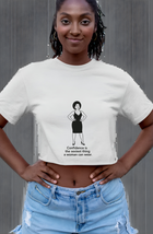 Confidence Is Sexy Womens Cropped Short Sleeve Shirt - $14.99