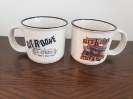 Lot Of 2 Larry The Cable Guy Git R Done Coffee Mug Cups - $15.98