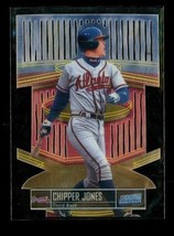 1999 Topps Stadium Club Triumvirate Luminous Chipper Jones #T2B HOF Die Cut - $147.32 MXN