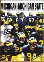 UM Michigan vs MSU State 2004 Football Program Official Reproduction Postcard - £3.32 GBP