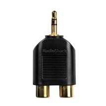 RadioShack - Audio Y-Adapter - 3.5mmStereo Male to Dual RCA Female - 274-883 - $9.99