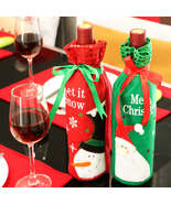Christmas Ornament wine bottle set Christmas decorations red wine gift g... - $20.36 CAD+