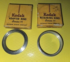  Kodak Series VI  35.5 mm Adapter Ring &amp; Retaining Ring In Box 1 13/32  ... - £7.65 GBP