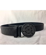 STEREO Skateboards Vintage Audio Record Logo 45 LEATHER BELT Black SIZE 34 - €9,43 EUR