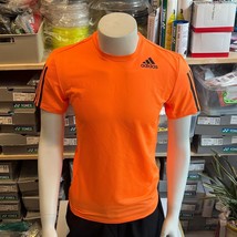 Adidas Aero 3S Tee Primeblue T-Shirts Men&#39;s Sports Top Orange [US:S] NWT... - £28.99 GBP