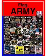 50 pcs, Flag Army Stickers, USA ARMY STICKERS, Army Stickers, Army Flag,... - $222.71 MXN