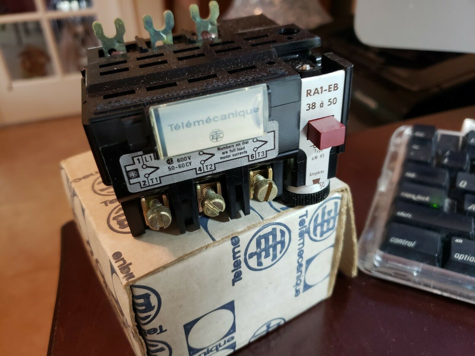 RA1EB38A50 TELEMECANIQUE  RA1 EB 38A50 / RELAY THERMAL 38 à 50A NEW NIB ... - $145.20