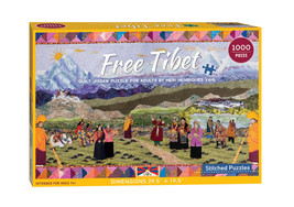 Free Tibet Quilt Jigsaw Puzzle - £10.26 GBP