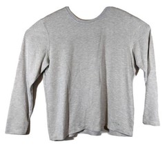 Mens Gray Orvis Sweatshirt Large White - $17.69