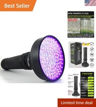 Durable Dustproof Black Light UV Flashlight – 385nm LED for Home &amp; Industry - $840.68 MXN