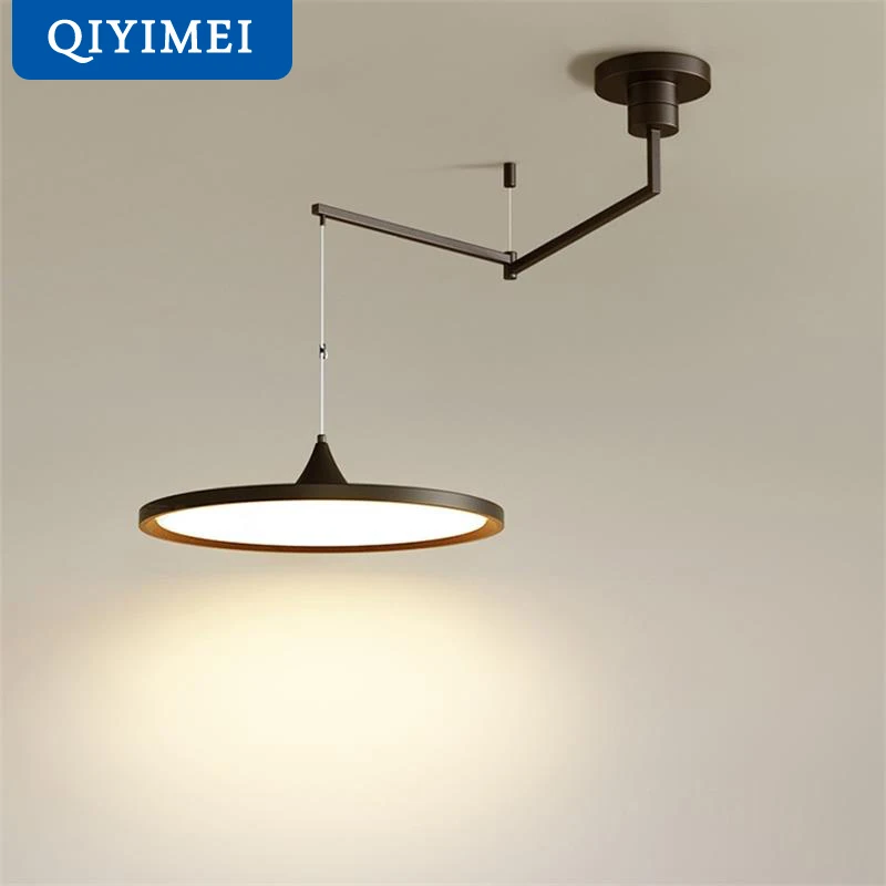QIYIMEI Modern LED Chandeliers Living Dining Room Kitchen Lights Hanging... - £130.77 GBP+