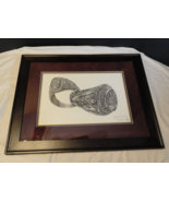 ORIGINAL BENJAMIN KNOX SIGNED 1991 18X24 MATTED FRAMED TEXAS A&amp;M TAM RIN... - €118,78 EUR