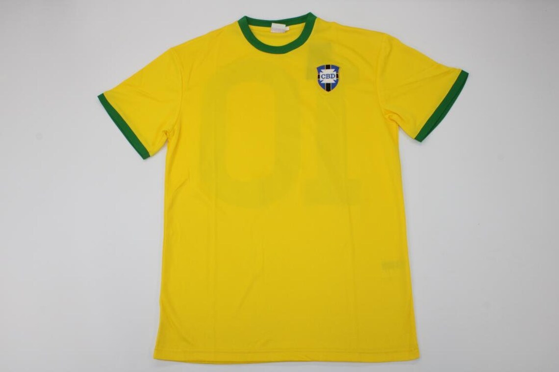 Maglia Home Brazil 10 Pele 1970 World Cup - $64.02