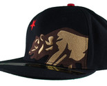 Dissizit! Lato Orso Nero Snapback Cappello California Stella Bandiera - £14.98 GBP