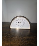 Bulova Quartz Alarm Art Deco Vintage Table Clock B1463 T4 SH222 - $24.75