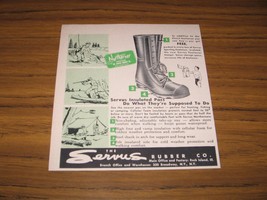 1959 Print Ad Northerner Insulated Pacs Hunting Boots Servus Rubber Rock Island, - £8.54 GBP
