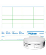 ZEBRA LASERBAND ORIGINAL WRISTBANDS NON-PERFORATED 20000 LABELS PLS-102W1 - $203.65 CAD