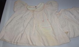 Vintage Pale Pink Carters Baby Dress &amp; Panties Size 6 Months - $10.93 CAD