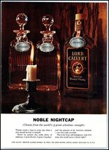 1950s Lord Calvert American Blended Whiskey PRINT AD &quot;Noble Nightcap&quot; BX1 - $6.64