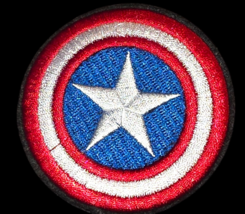 CAPTAIN AMERICA SHIELD 2 INCH PATCH - NEW - $3.99