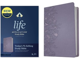KJV Life Application Study Bible, Third Edition (LeatherLike, Peony Lavender, Re - £38.74 GBP