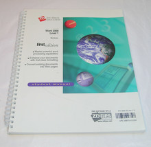 Word 2000 Level 1 Ziff Davis Education 1 ST ED With3 1/2 Disc Student Ma... - £7.07 GBP