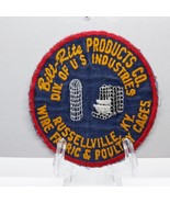 Vintage Bilt-Rite Products Wire Fabric and Poultry Cages Advertising Patch - $16.71