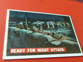 1956 Topps Davy Crockett Ready For Night Attack # 56 Orange Back - £27.72 GBP
