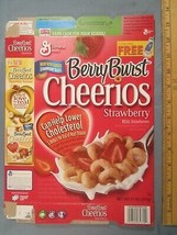 2004 MT GENERAL MILLS Cereal Box BERRY BURST Cheerios STRAWBERRY [Y155C14c] - £28.70 GBP