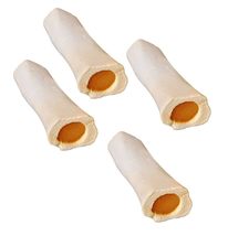 MPP Stuffed Cheese 6 Inch Shin Dog Bones Refillable Dental Chew Delicious and Nu - £32.49 GBP