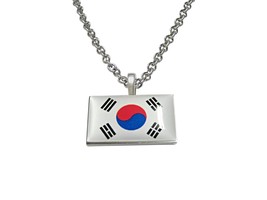 Korea Flag Pendant Necklace - £27.96 GBP