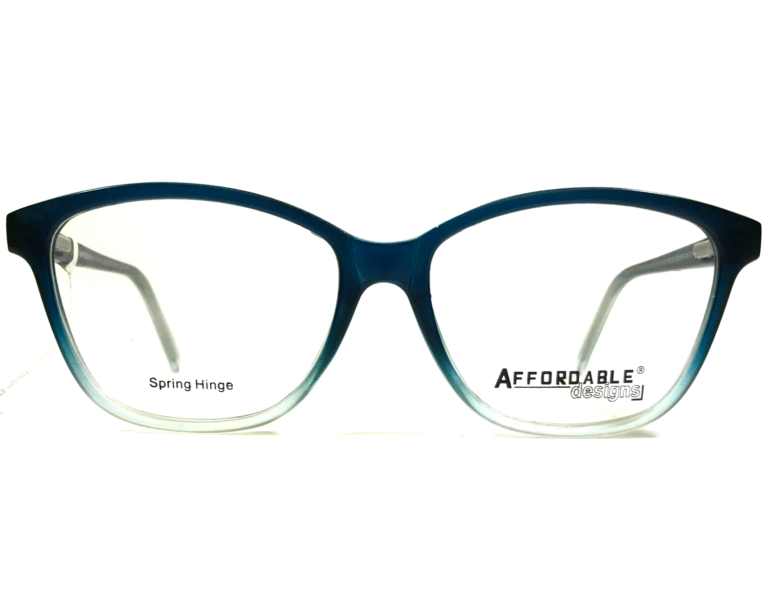 Affordable Designs Brille Rahmen Amelia Blue Cat Eye Kompletter Rand 52-... - $29.69