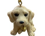 Gisela Graham London Christmas Ornament Yellow Lab  Puppy Dog Sitting Re... - $8.25