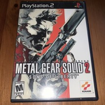Metal Gear Solid 2: Sons of Liberty Sony PlayStation 2 Tested No Manual - £7.67 GBP