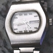VTG Woman&#39;s Seiko Watch 2706-7050 Day/Date Hi Beat Automatic White Face Working - £55.16 GBP
