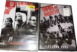 Sons of Anarchy: Complete Seasons 4 &amp; 5 Dvd Set Brand New Sealed - $14.01