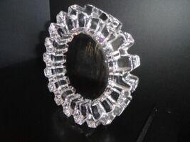 HEAVY CLEAR GLASS SPROCKET 7.5" DIAMETER  ASHTRAY image 6