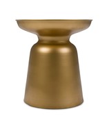 Toby 17&quot; Gold Industrial Modern Metal Accent Table - €161,43 EUR