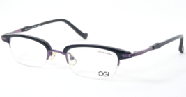 Ogi Heritage 4023 920 Black / Lilac Eyeglasses Glasses Frame 46-20-140mm Japan - £51.09 GBP