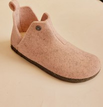 Birkenstock Andermatt Shearling Slipper Bootie Womens Sz 11 Wool Felt Soft Pink - £86.46 GBP