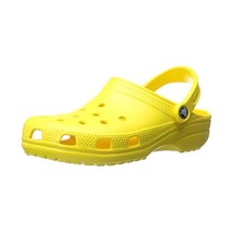 Crocs Classic Unisex Adults T-Bar Pumps, Yellow (Lemon), 6 UK Men/7 UK W... - £43.64 GBP