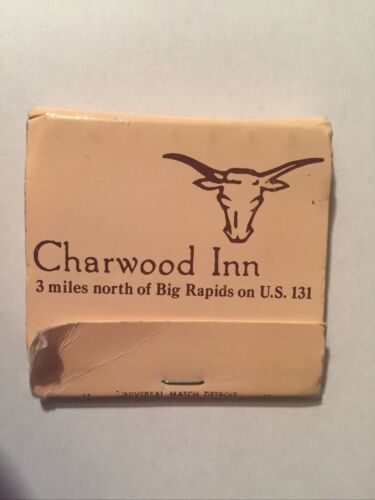 Matchbook Charwood Inn Restaurant Banquet - $4.36