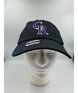 Colorado Rockies MLB Fan Favorite  Hat Cap Men&#39;s Strapback Black Purple ... - £9.19 GBP