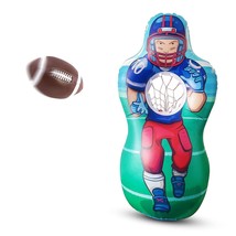 Inflatable Football Target Set - Inflates To 5 Feet Tall! - Soft Mini Toss Foot  - £37.95 GBP