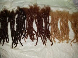 100% Menschenhaar Handgefertigt Dreadlocks 80 St.17.8-20.3cm Lang 3-4 MM Farb 4 - £241.36 GBP